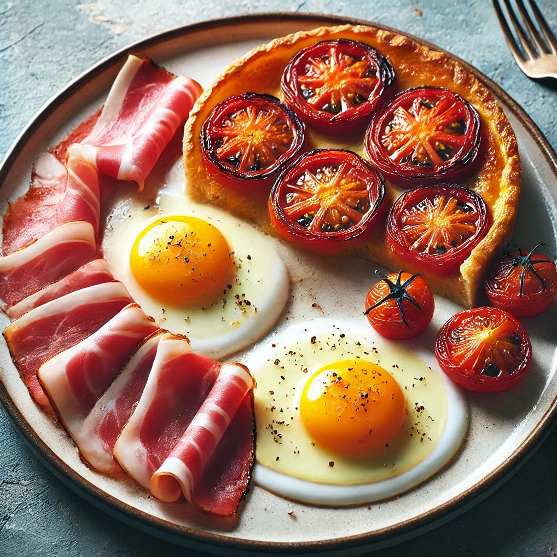 Tarte tatin à la tomate