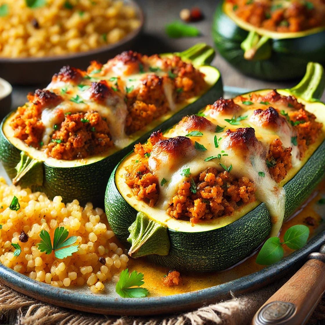 Courgettes farcies