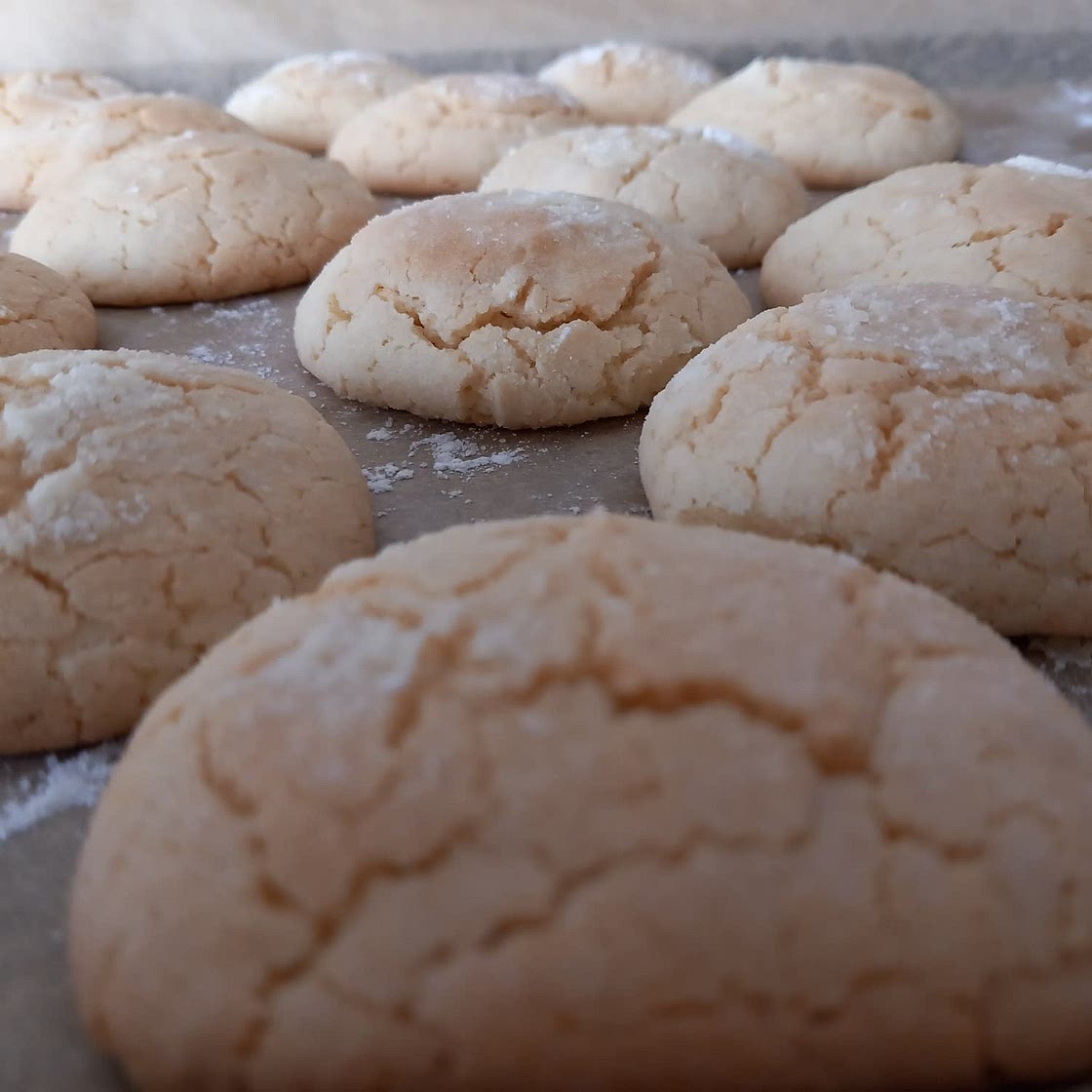 Lemon Crinkle Cookies