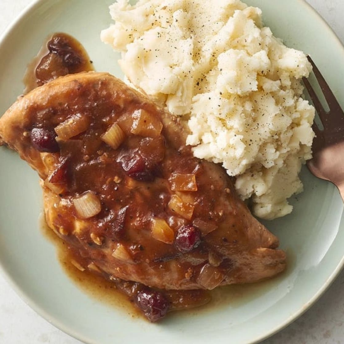 Slow-Cooker Cranberry Glazed Chicken