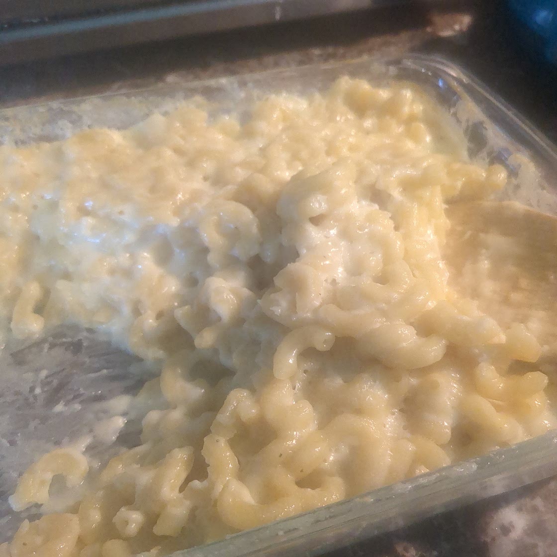 Queso Blanco Baked Macaroni, no flour