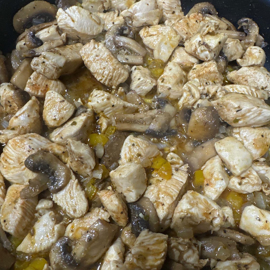 Mushroom Chicken Bites