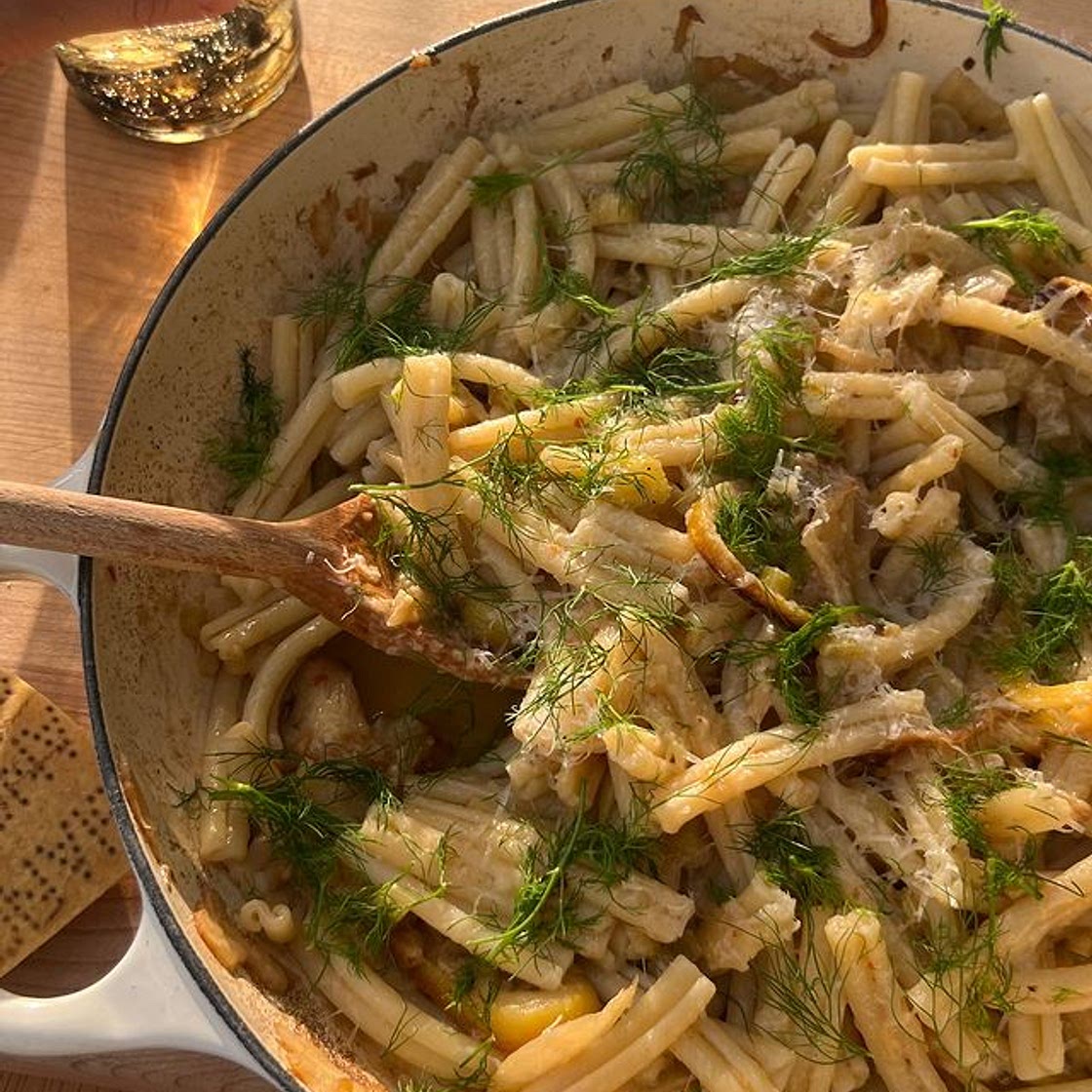 Roasted Fennel and Lemon Pasta