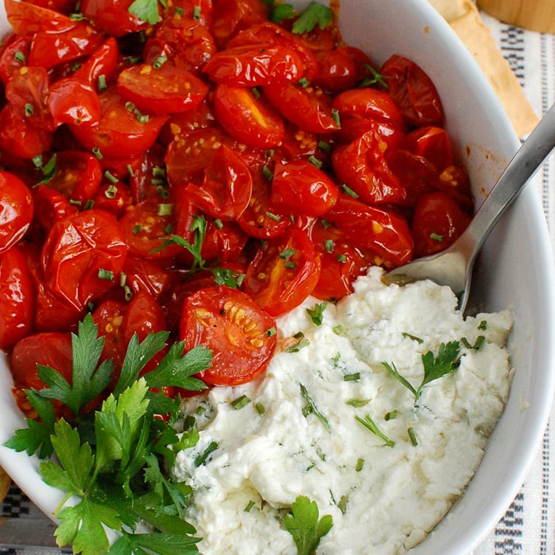 Goat Cheese and Roasted Tomato Dip