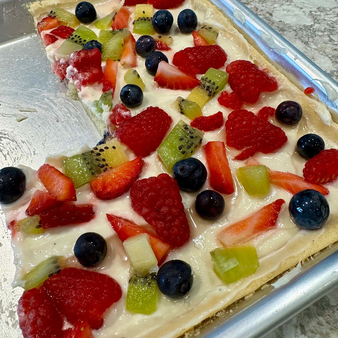 Easy fruit pizza