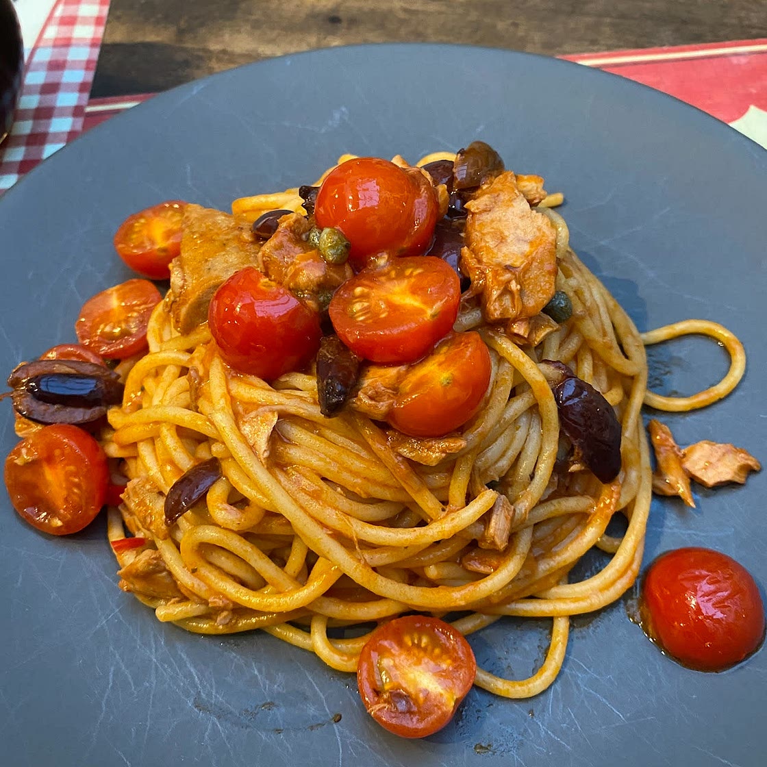 Tuna Spaghetti Alla Putanesca