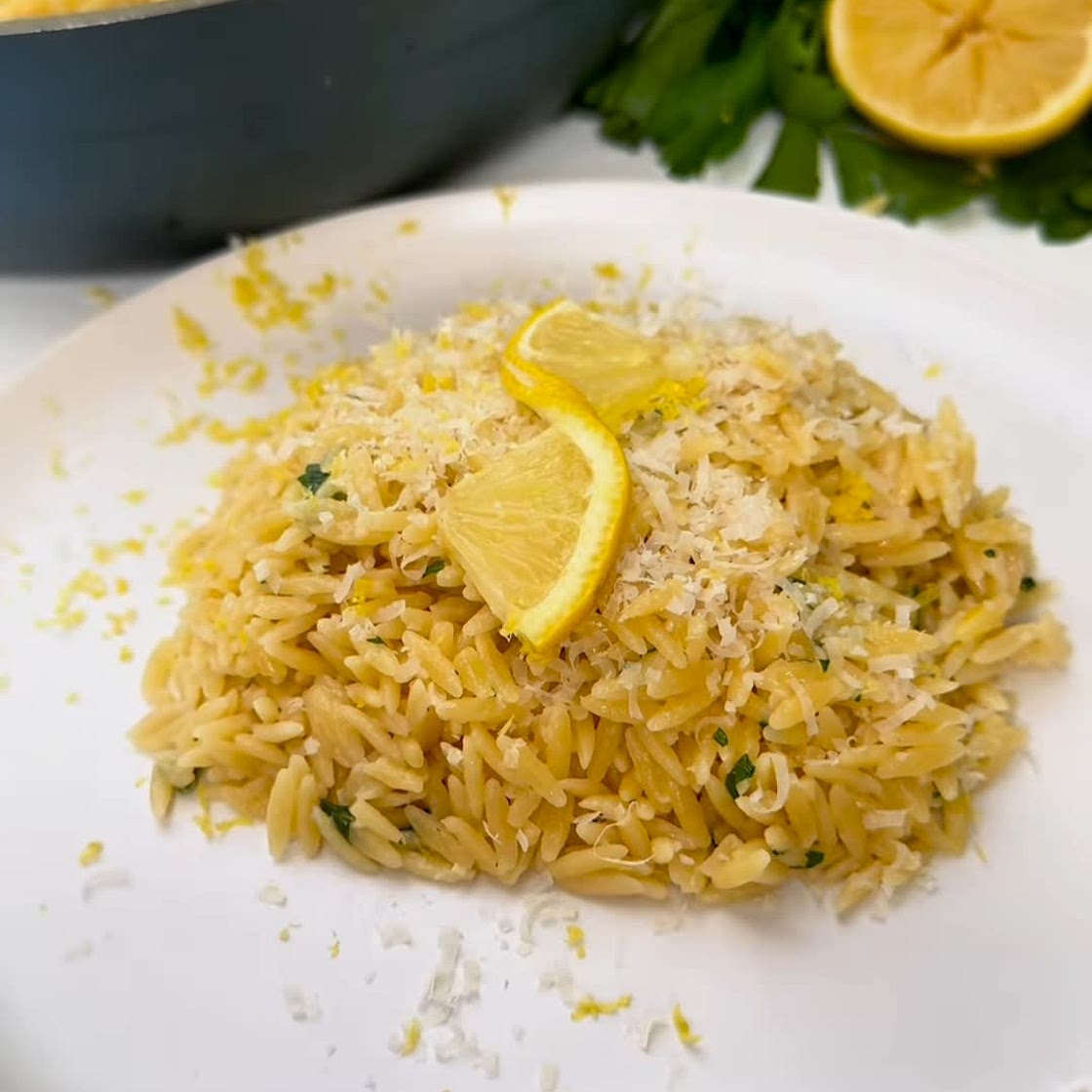 Creamy Lemon Orzo