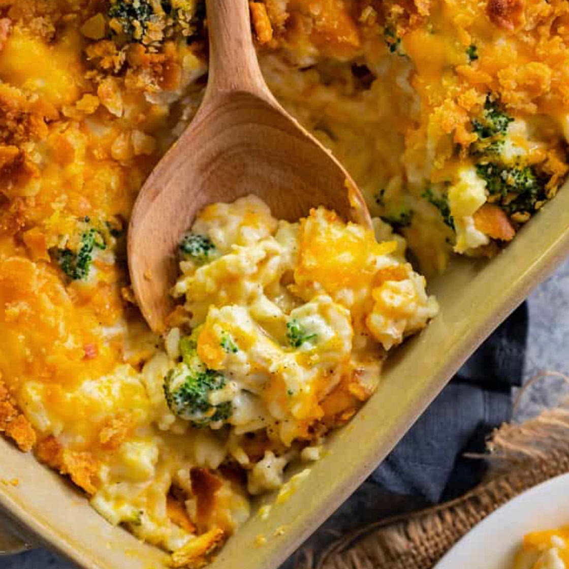 Chicken Broccoli rice casserole