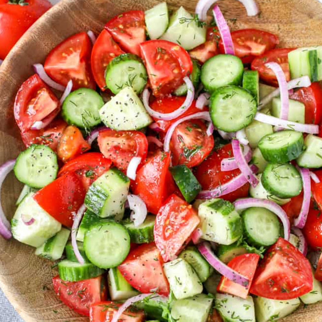 Cucumber and Tomato Salad