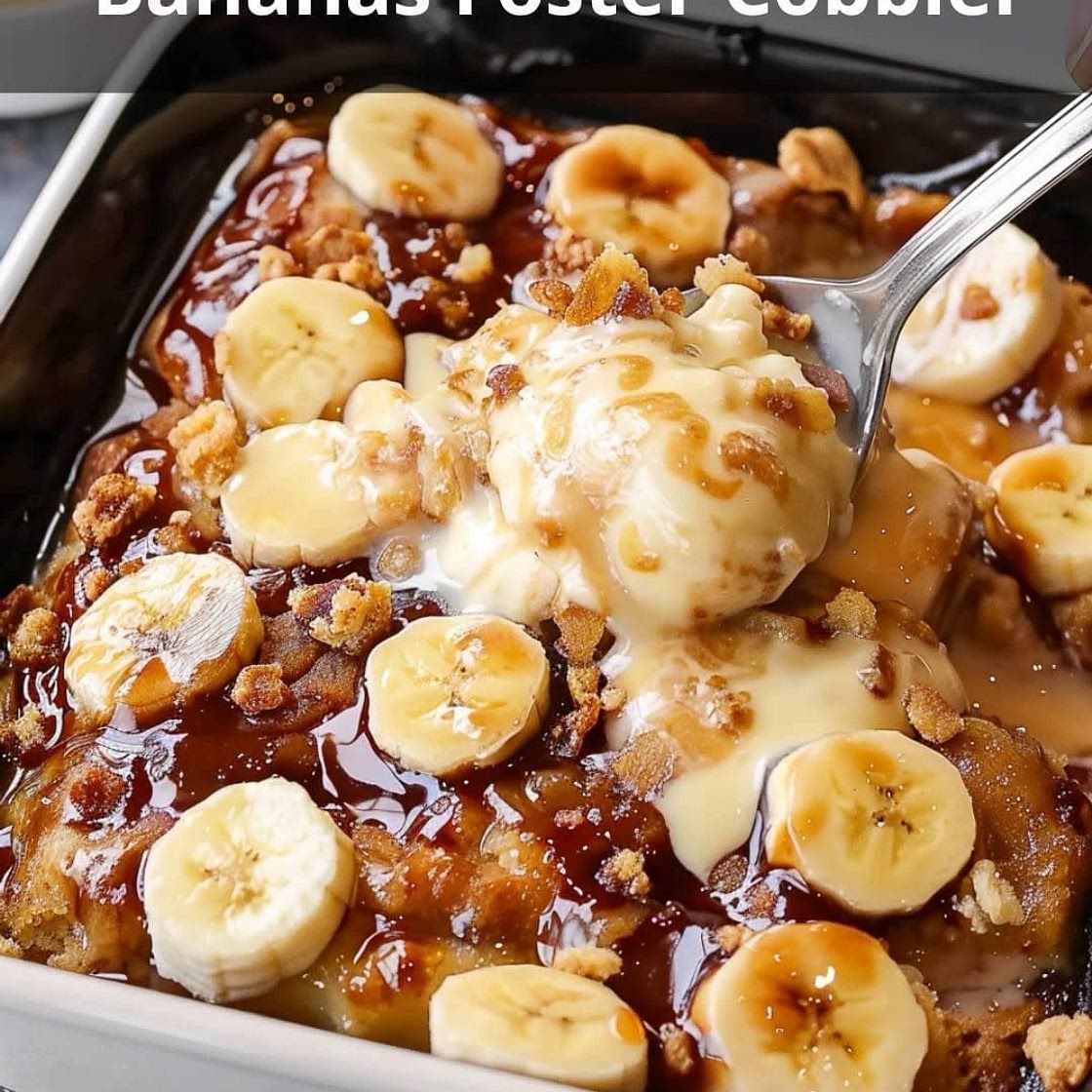 Bananas Foster Cobbler
