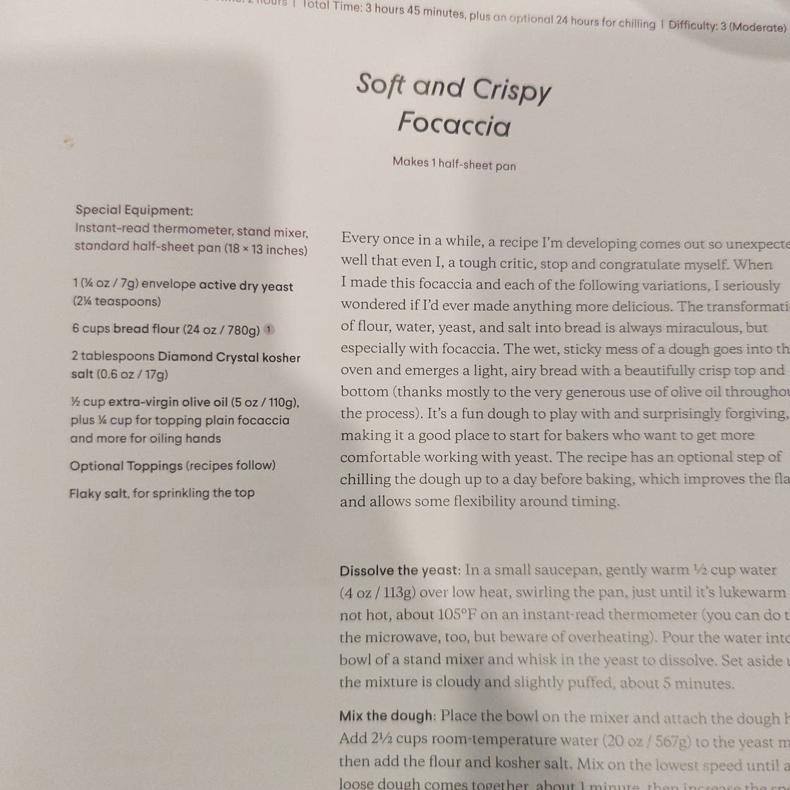 Soft and Crispy Focaccia