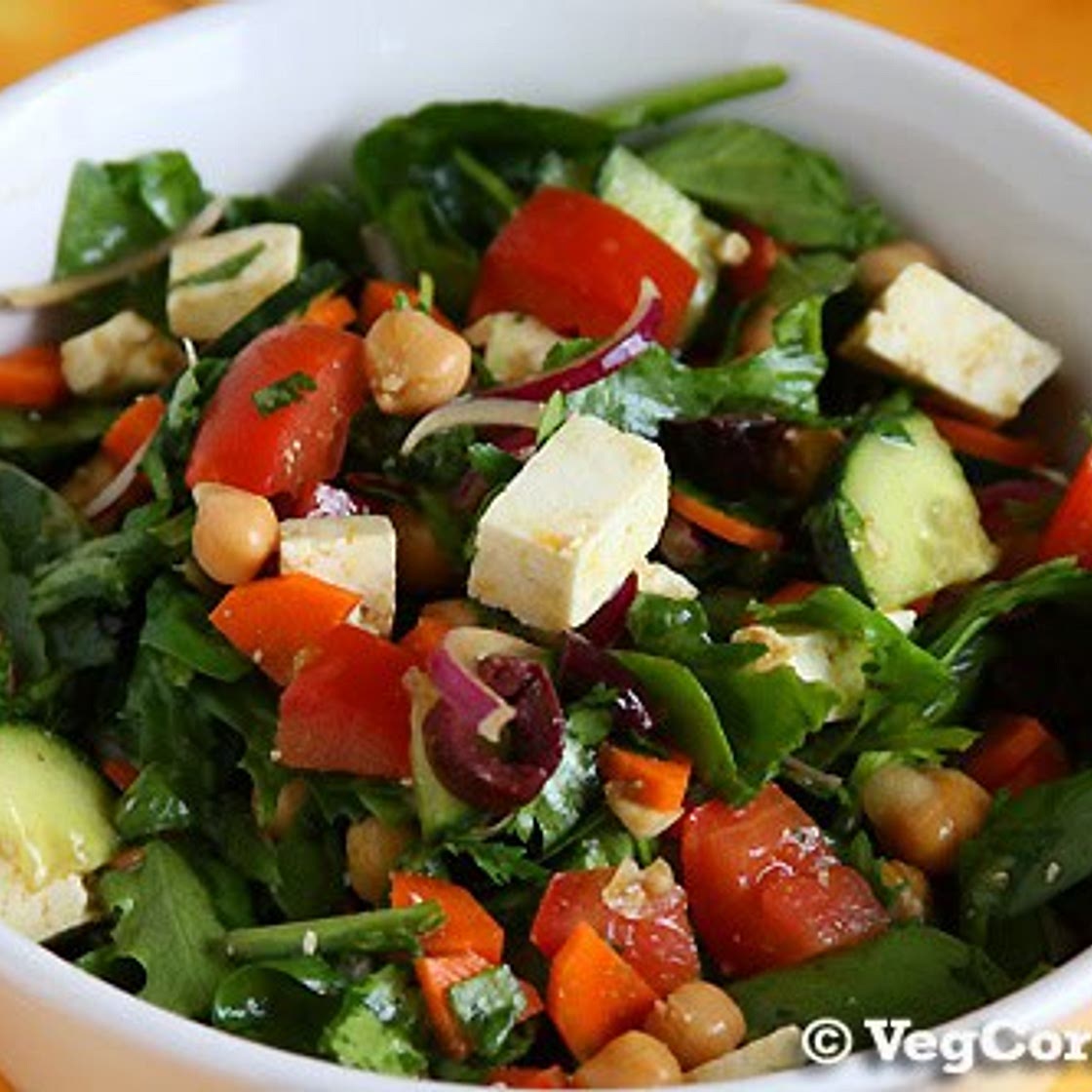 Indo-Greek Salad Recipe