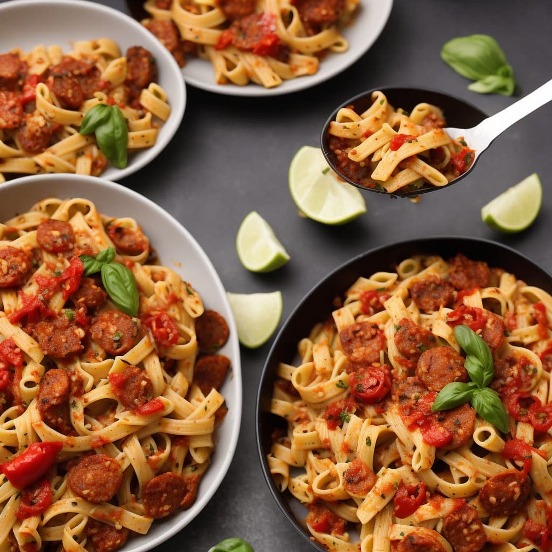 Chorizo & Chilli Pepper Pasta Recipe