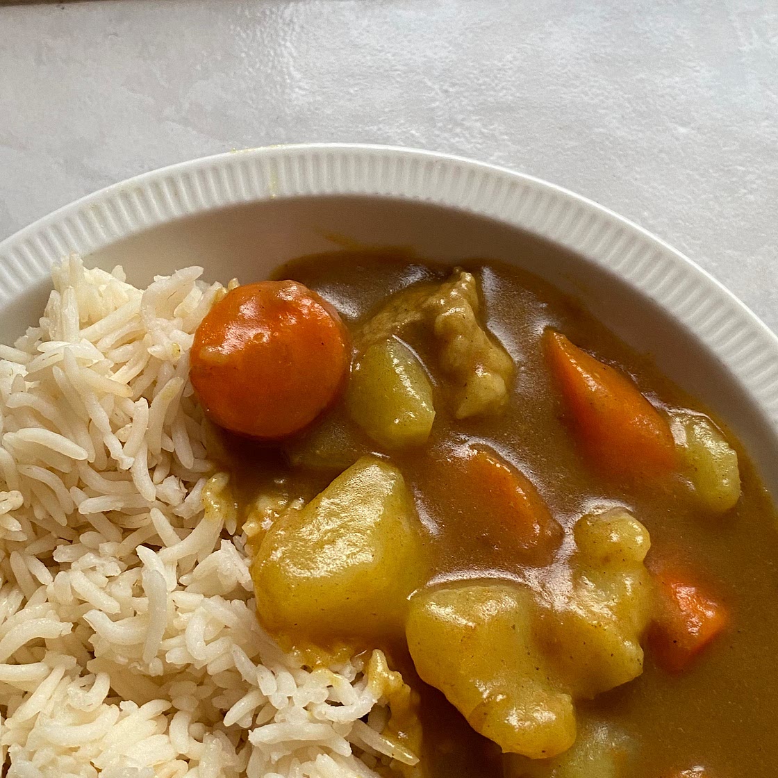 Japanese curry rice