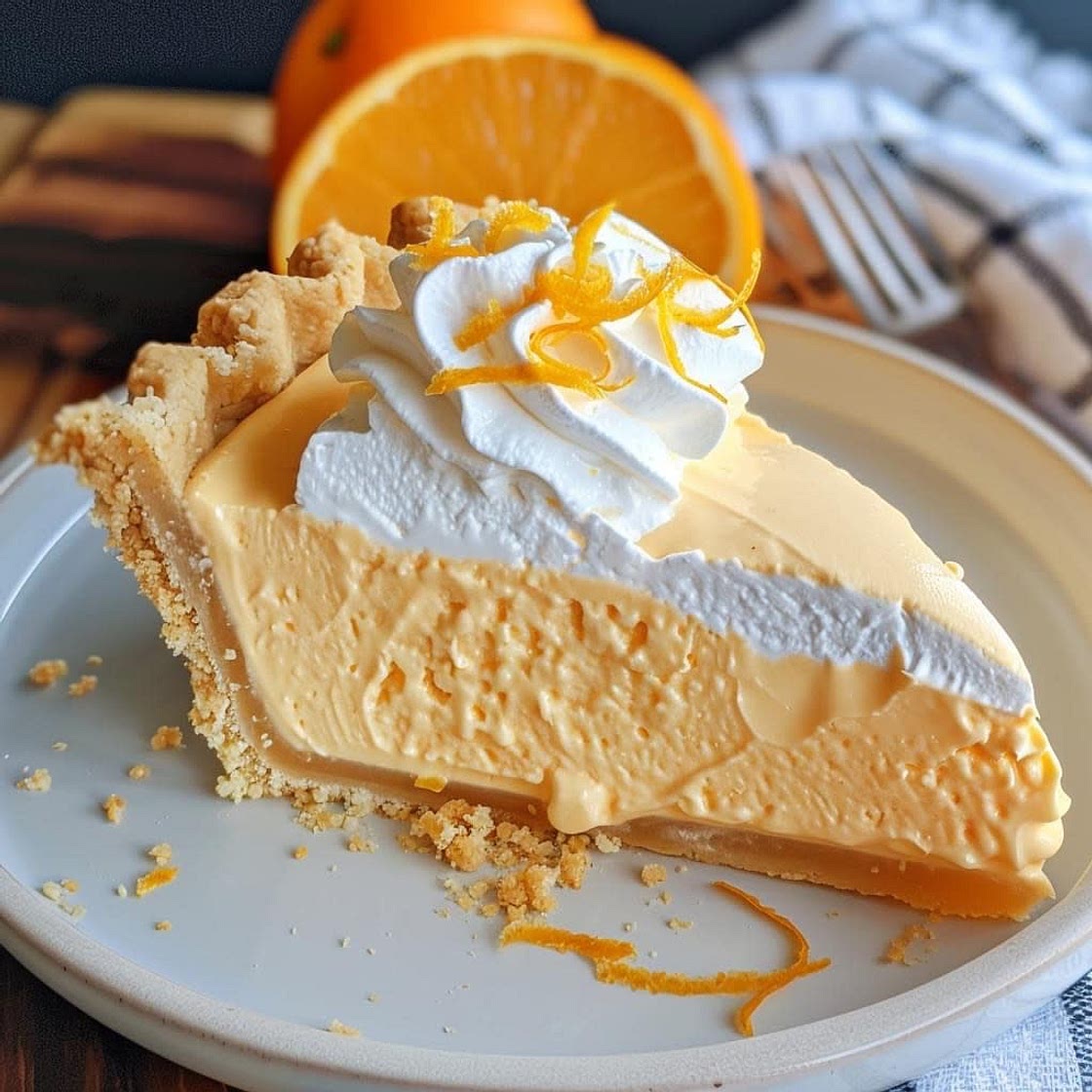 Orange Creamsicle Freezer Pie