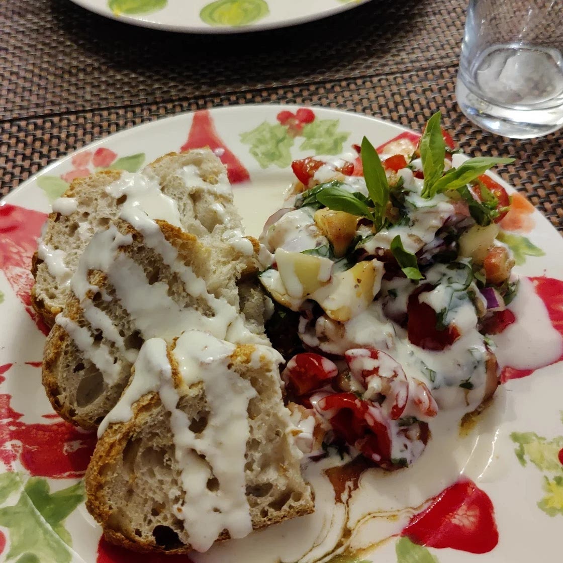 Peach & Ricotta Bruschetta