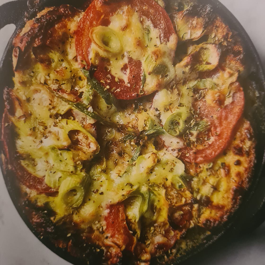 Welsh Rarebit & Tomato Pie