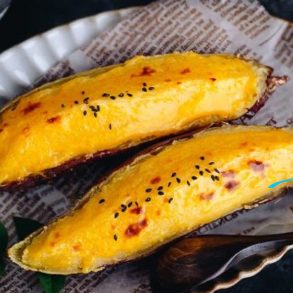 Japanese sweet potato dessert 