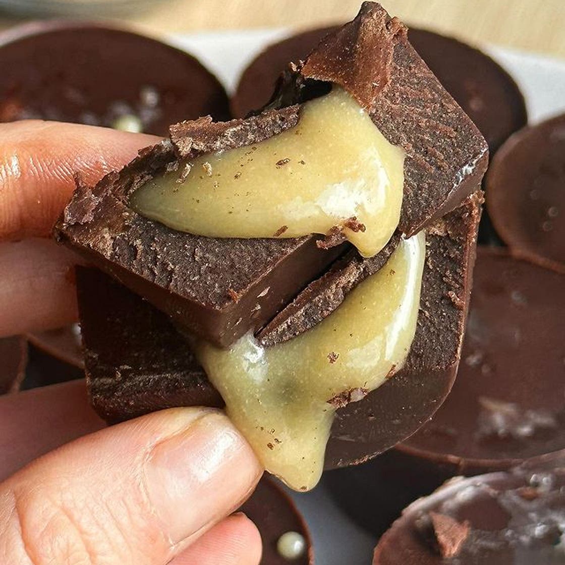 homemade caramel chocolates 🔥