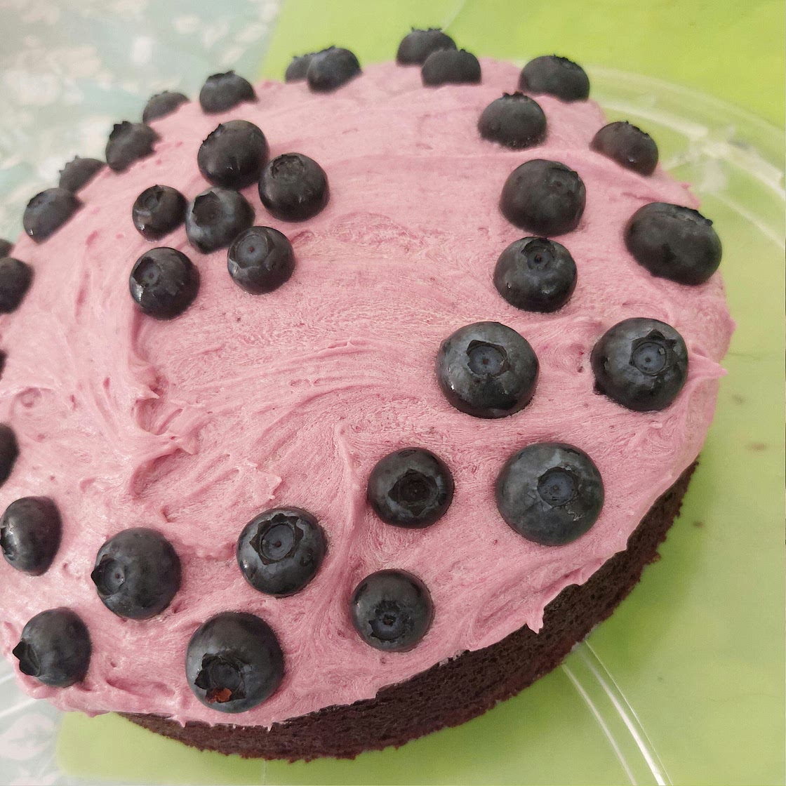 Blueberry Chocolate Cake