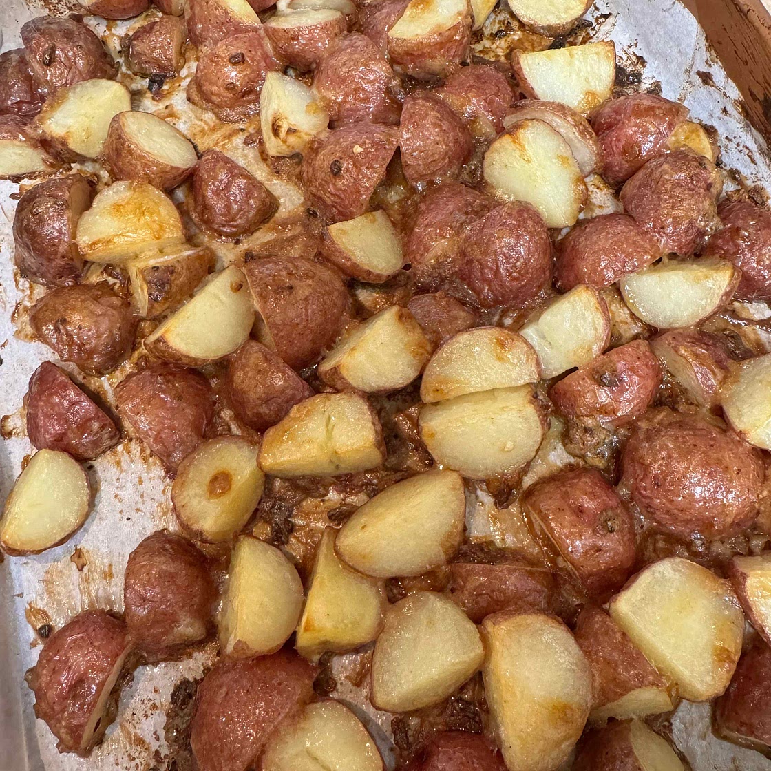 Most delicious savory baked potatoes 