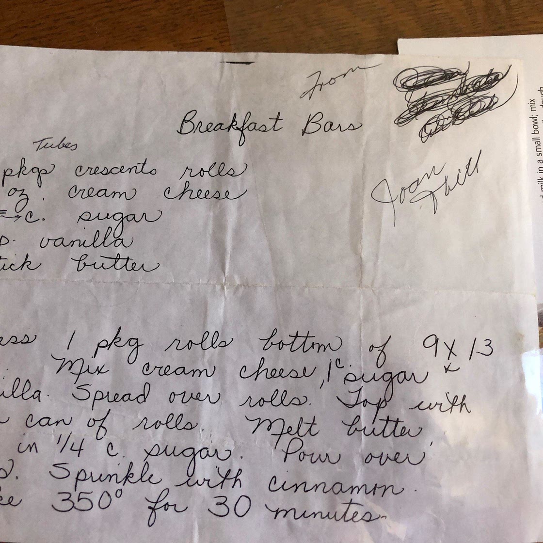 Grandma Joan's Breakfast Bars