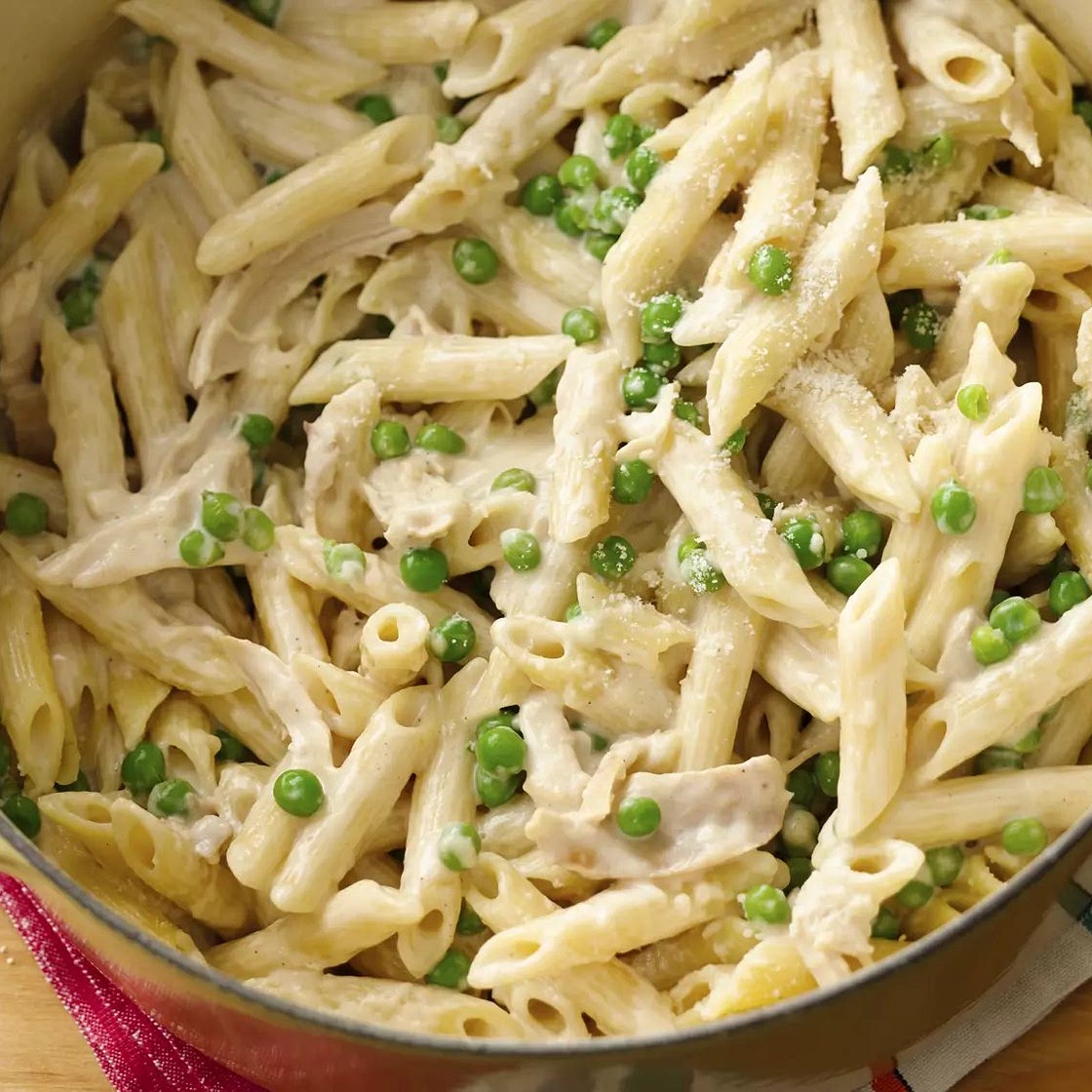 One-Pot Chicken Alfredo Penne