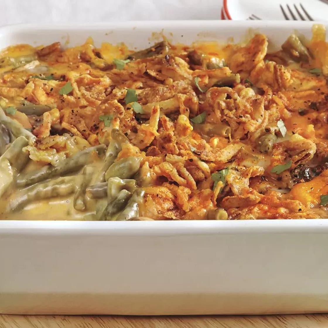 Cheesy Green Bean Casserole