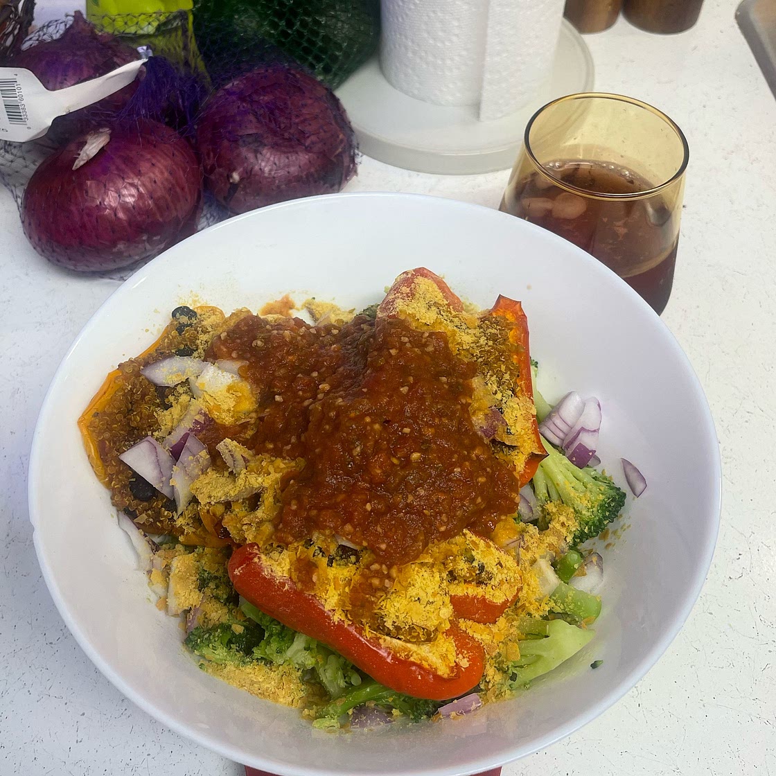 Mexican Quinoa Stuffed Peppers