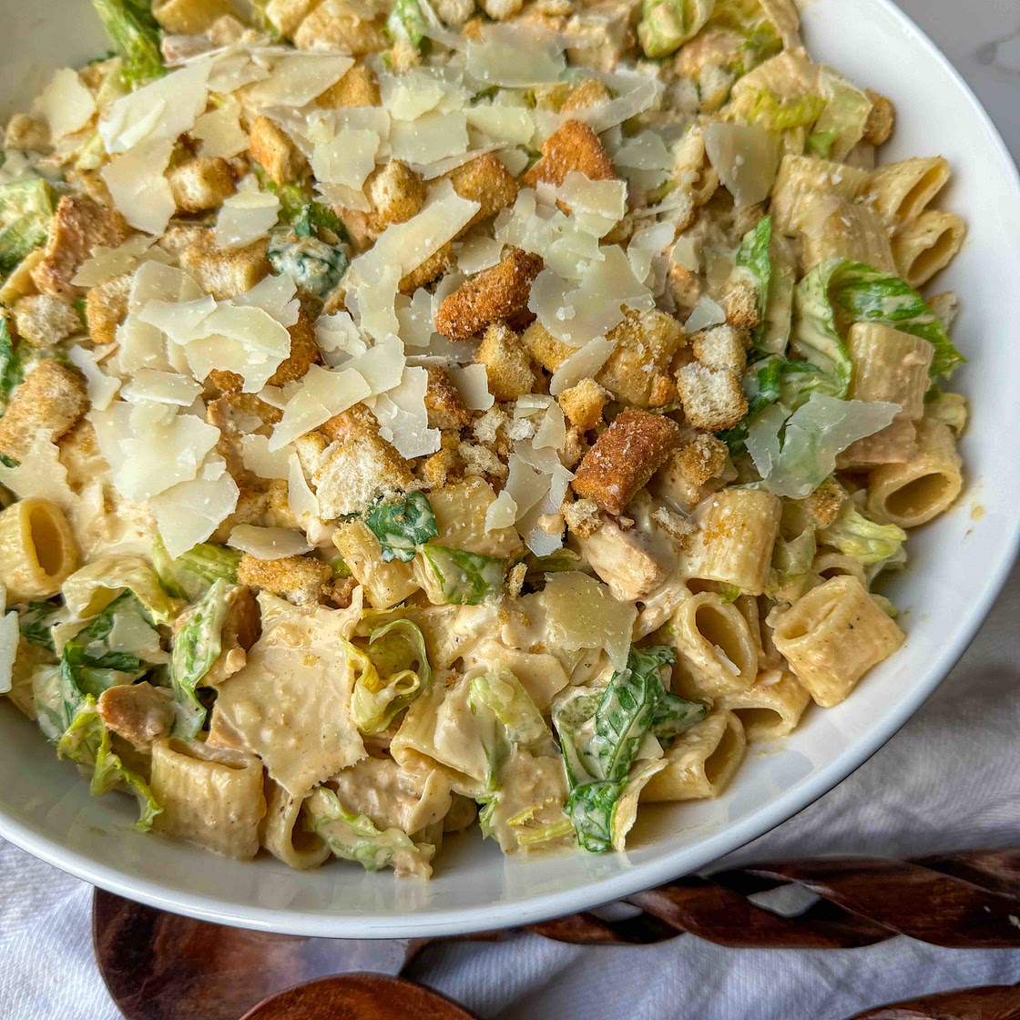 Chicken Caesar Pasta Salad 