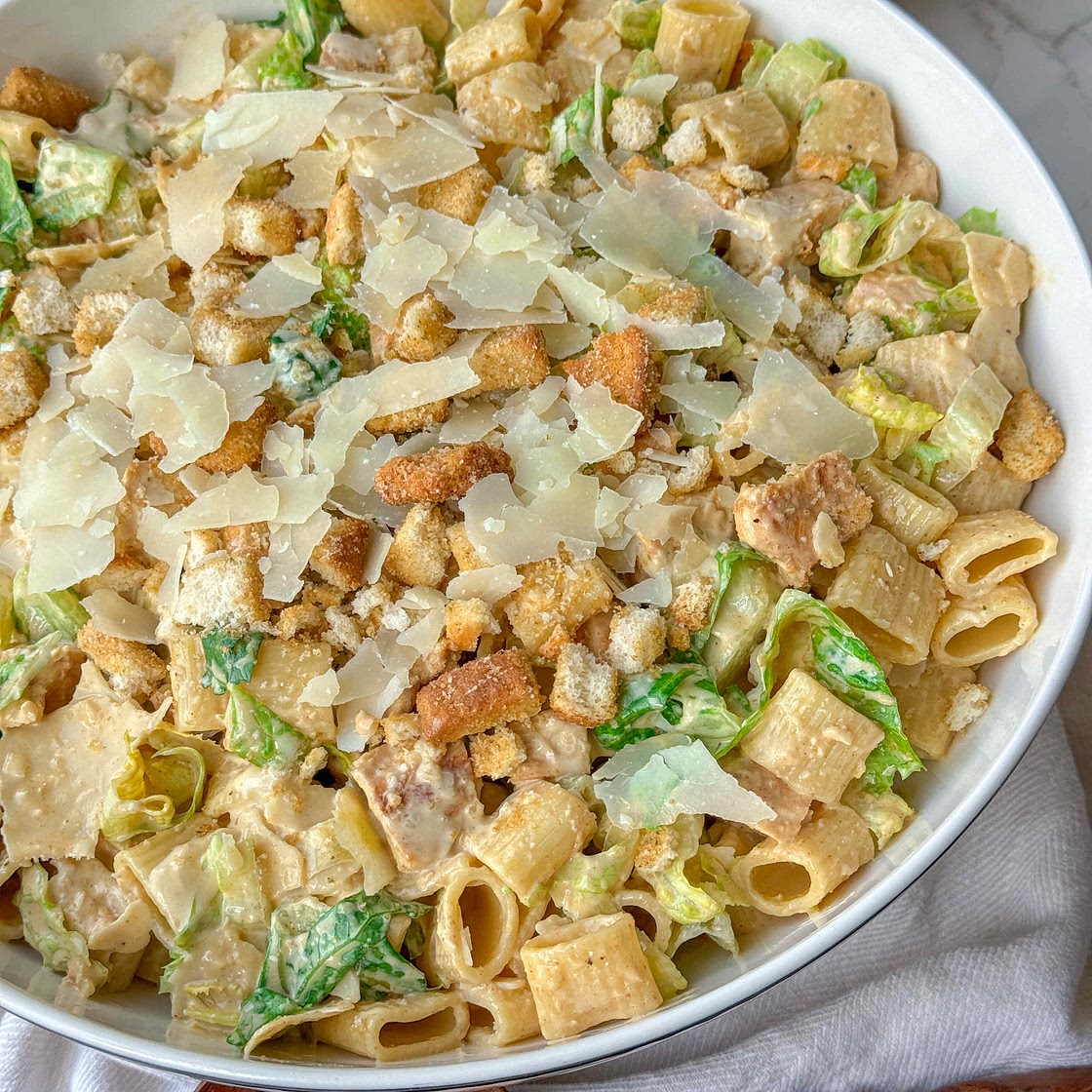 Chicken Caesar Pasta Salad 