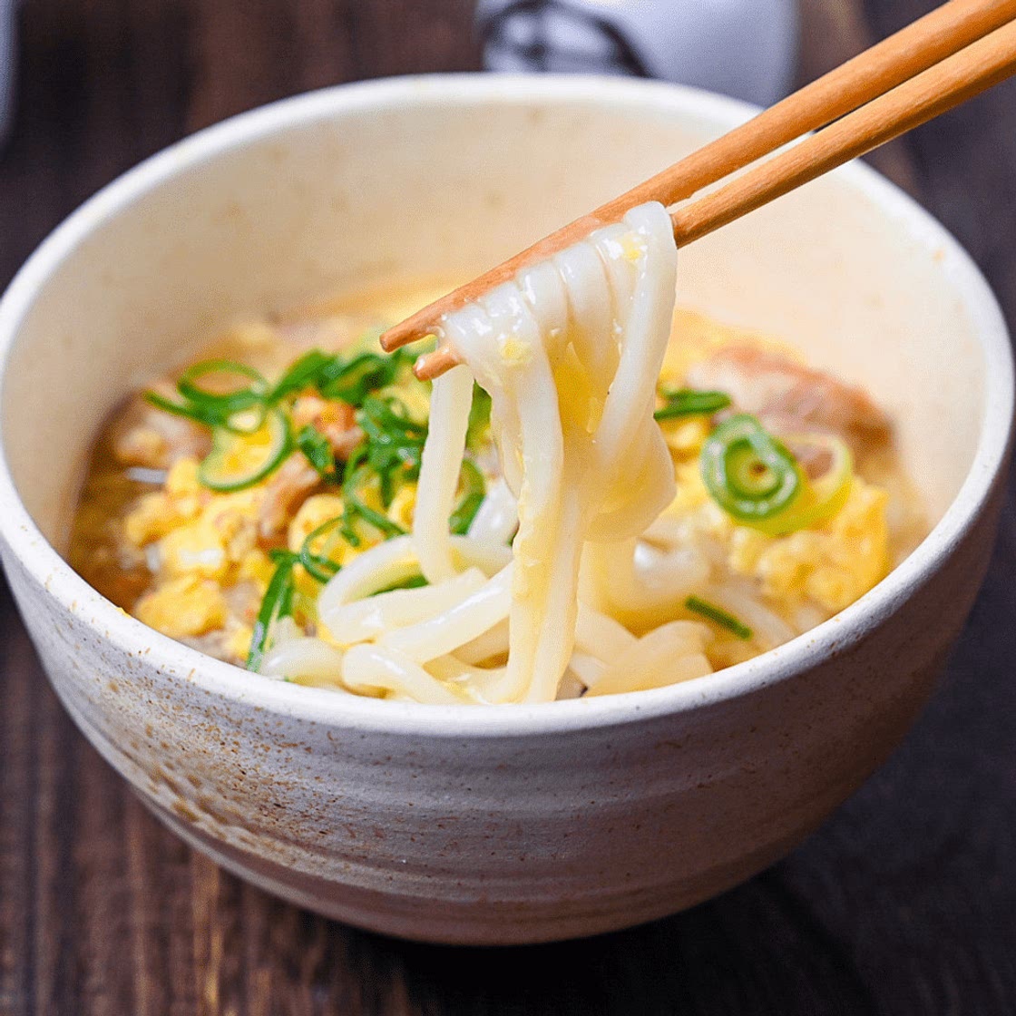 Oyako Udon (Chicken and Egg Udon Noodle Soup)