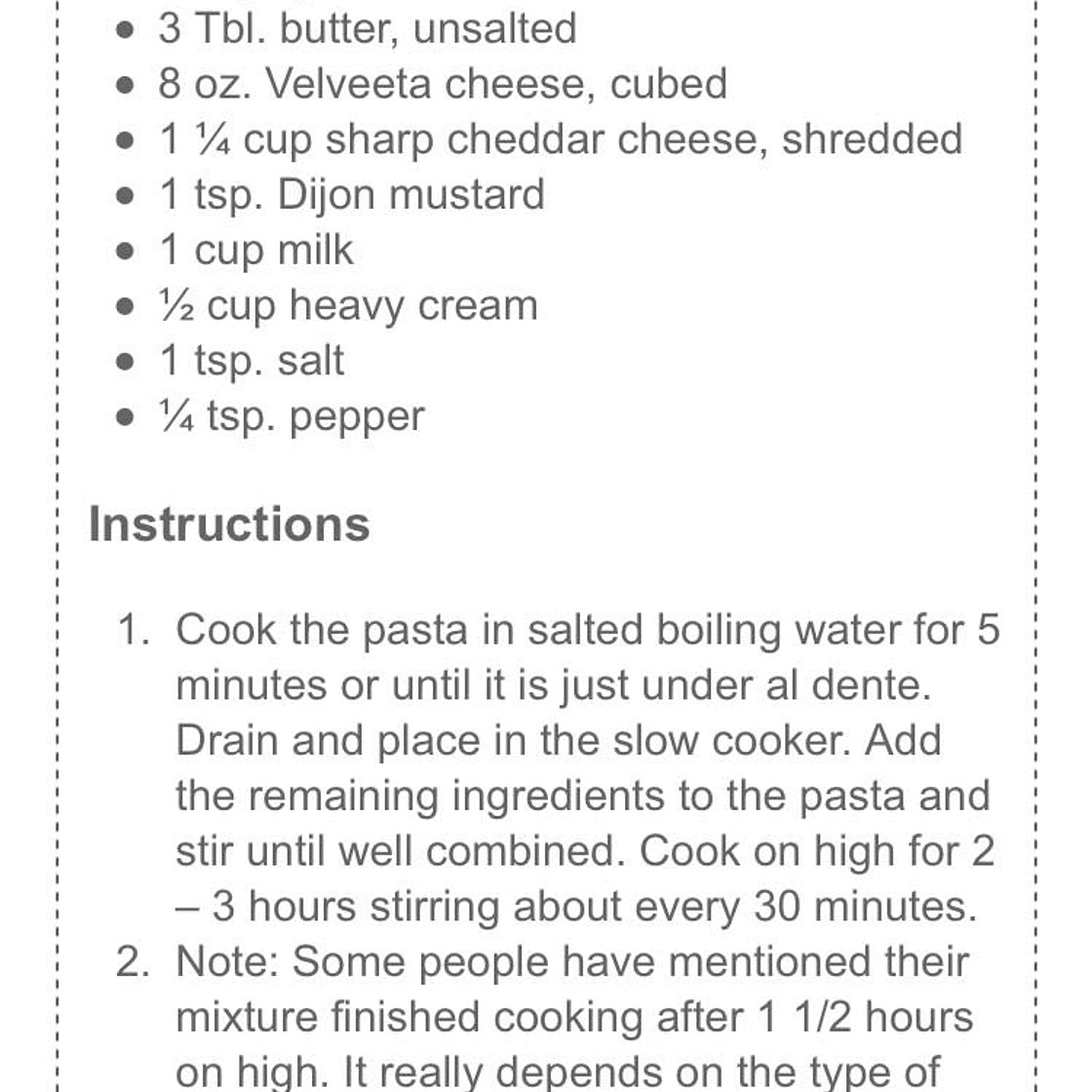 Kelly’s mac and cheese 