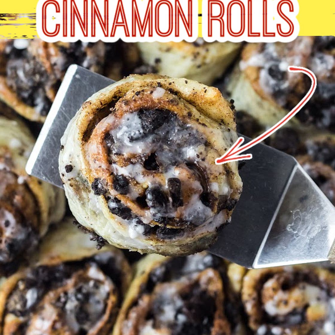Easy Oreo Cinnamon Rolls