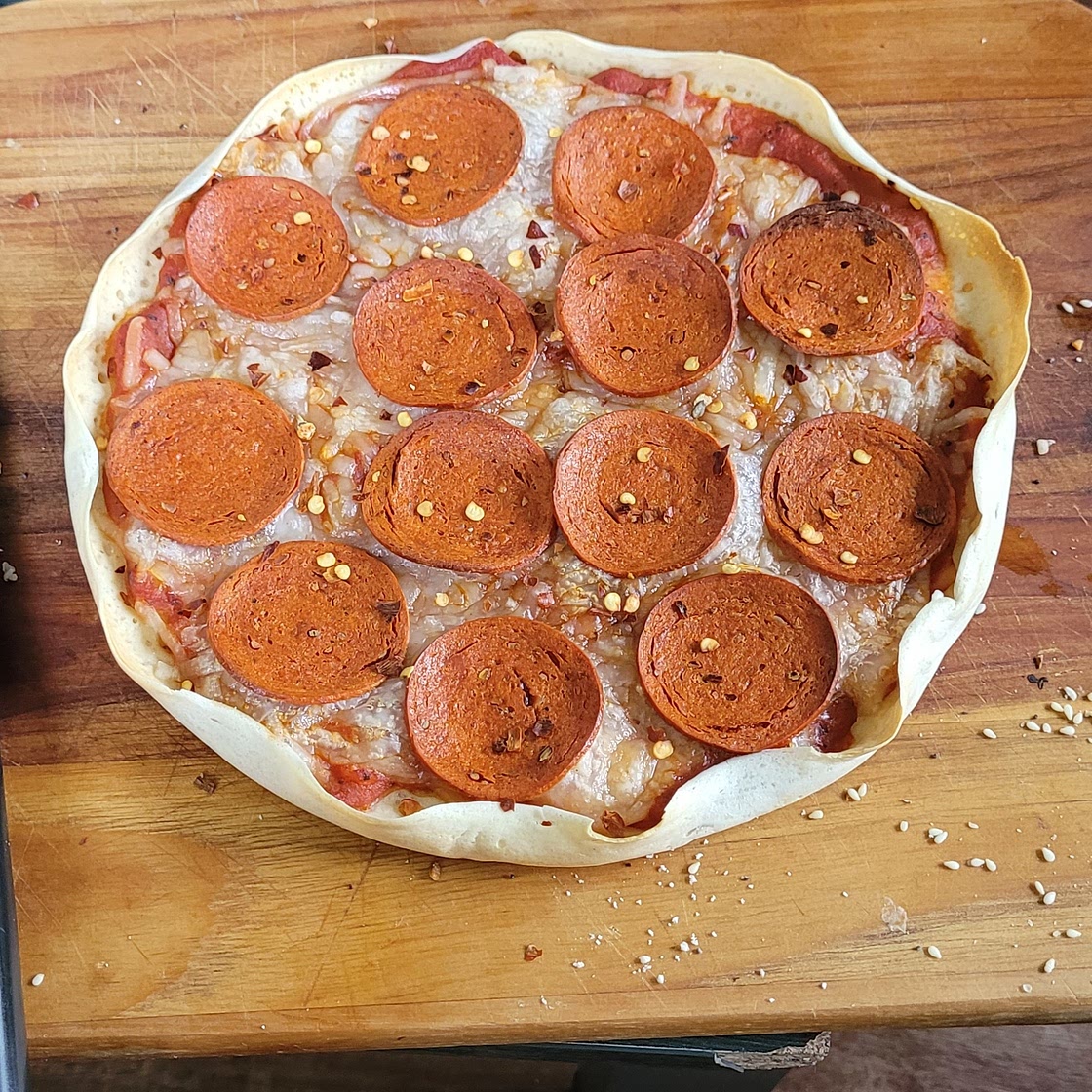 Discard pizza