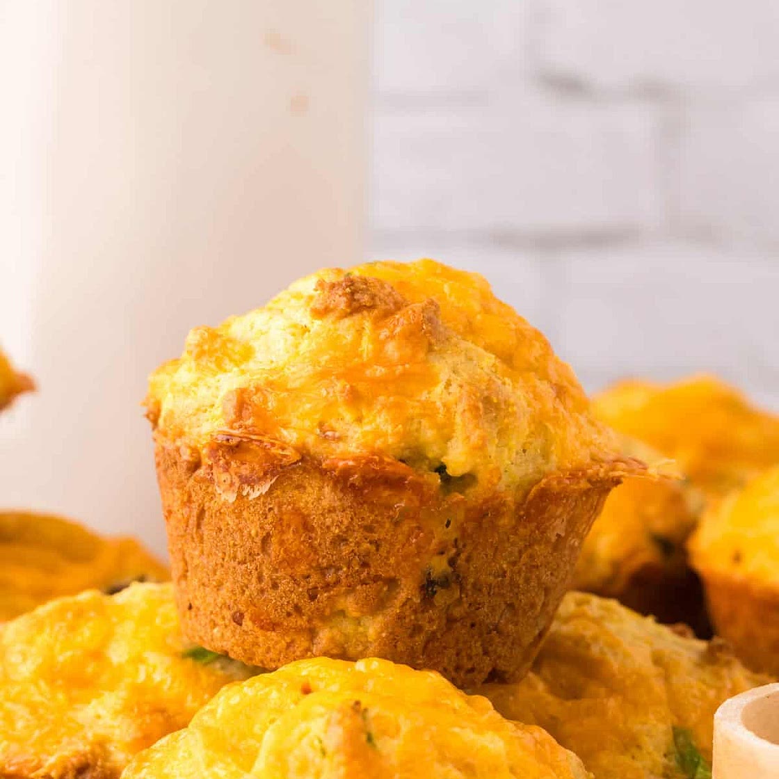Cheddar Bacon Corn Muffins