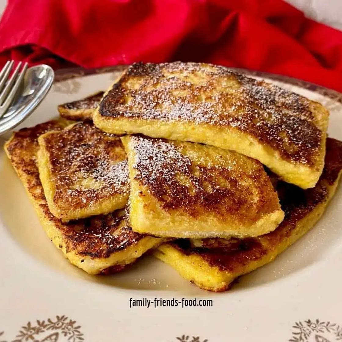 French toast aka Purim fritters aka Queen Esther's Toast