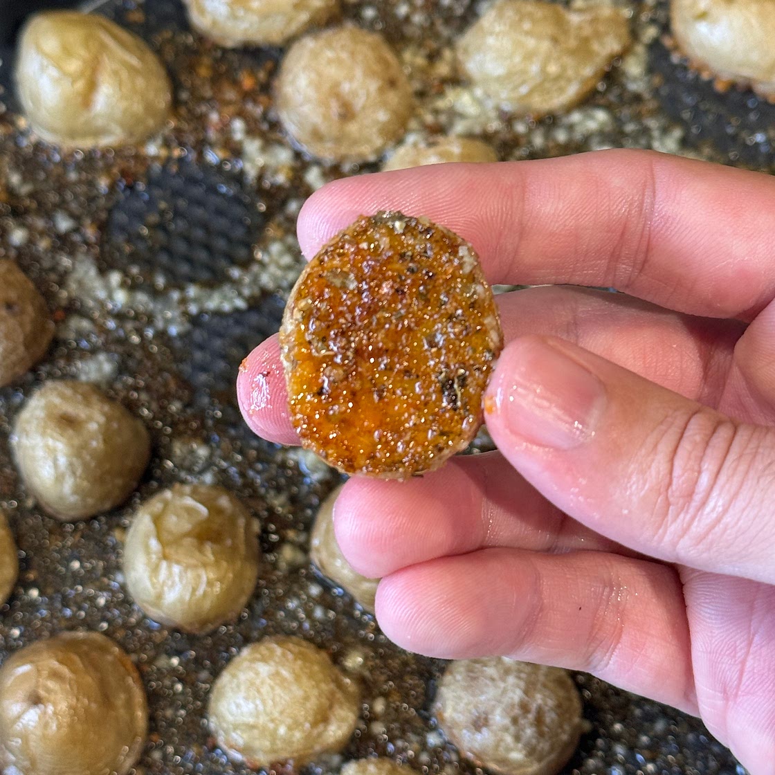 Crispy Oven Roasted Baby Potatoes
