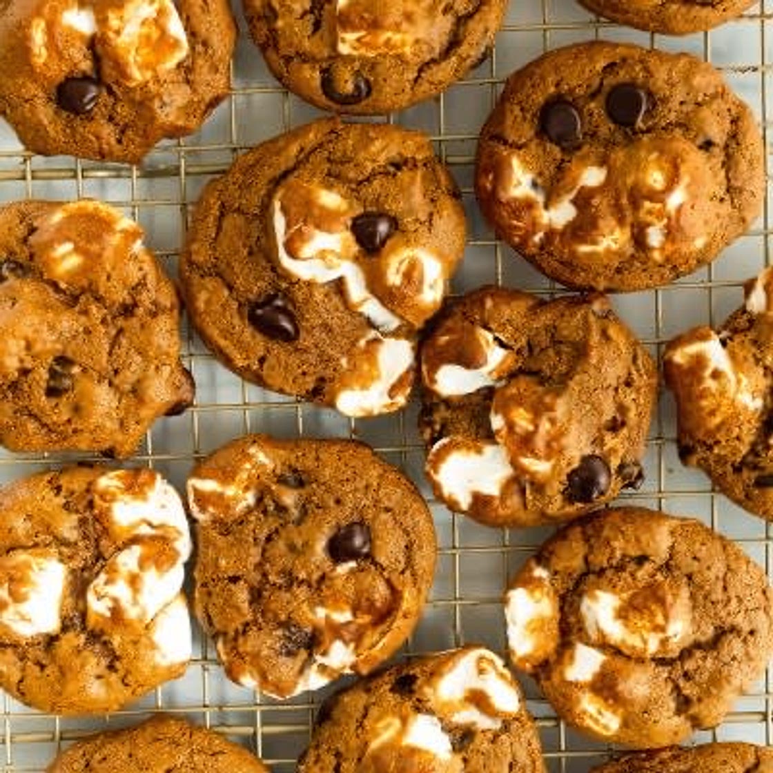 Pumpkin S’mores Cookies 