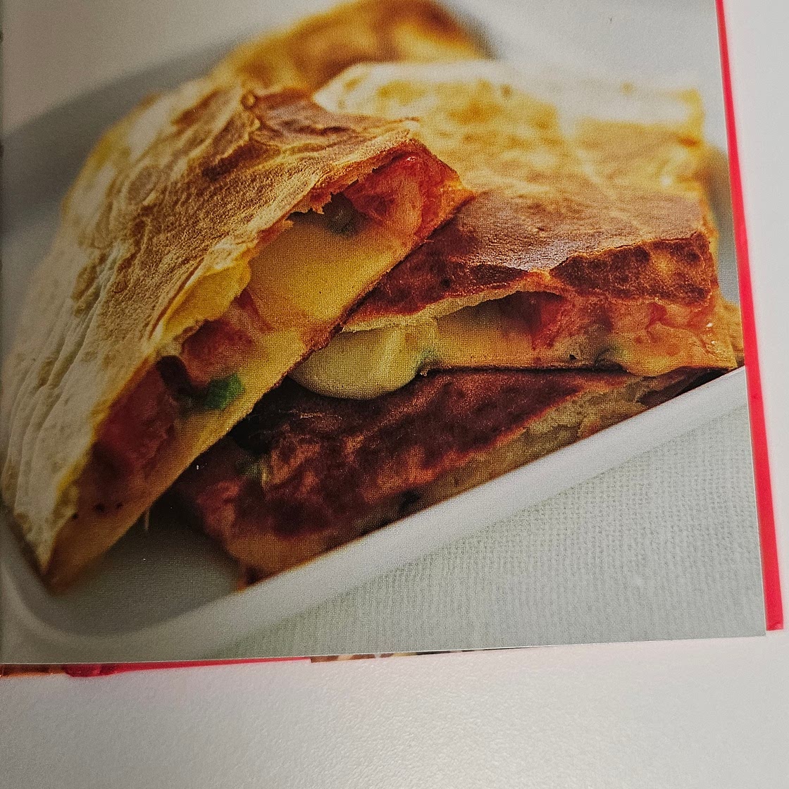 Chorizo & cheese quesadillas