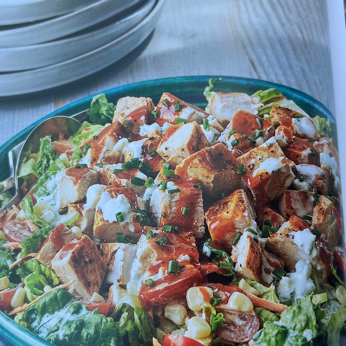 BBQ Buffalo Chicken Chopped Salad