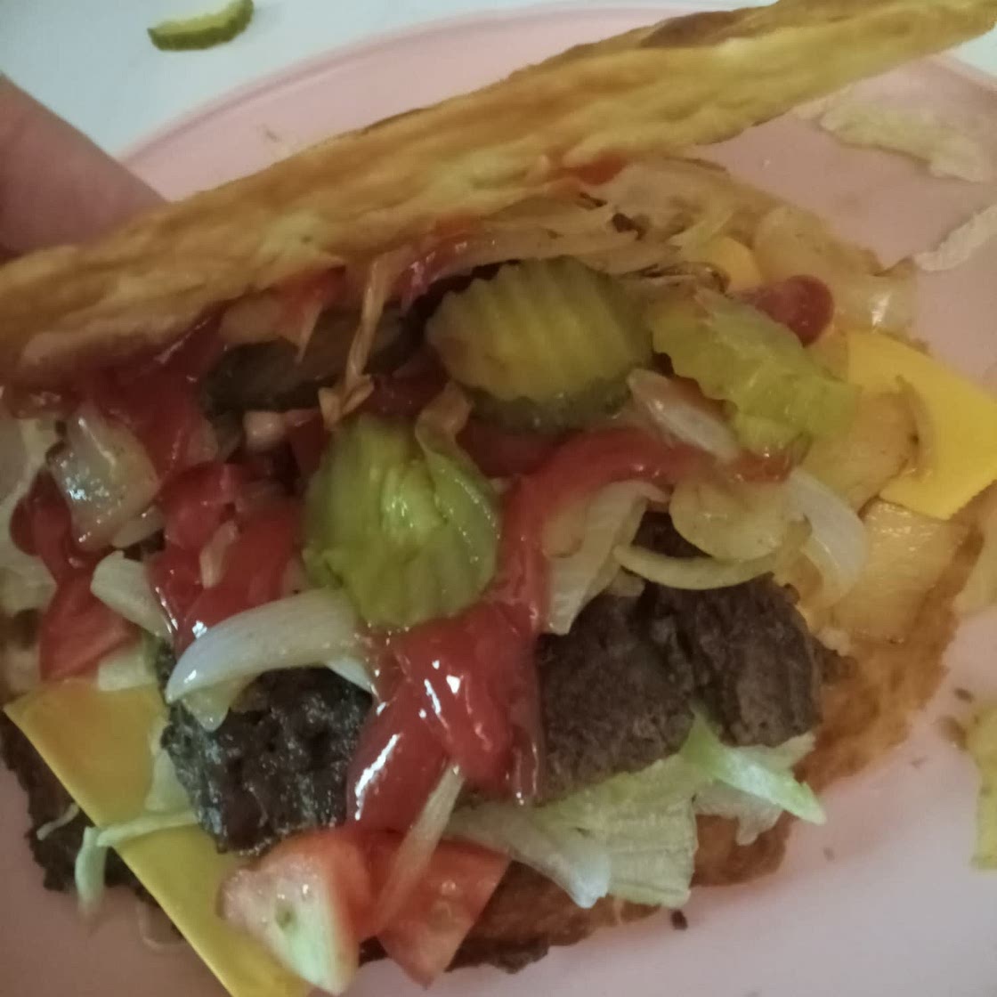 Applebees Quesadilla Burger