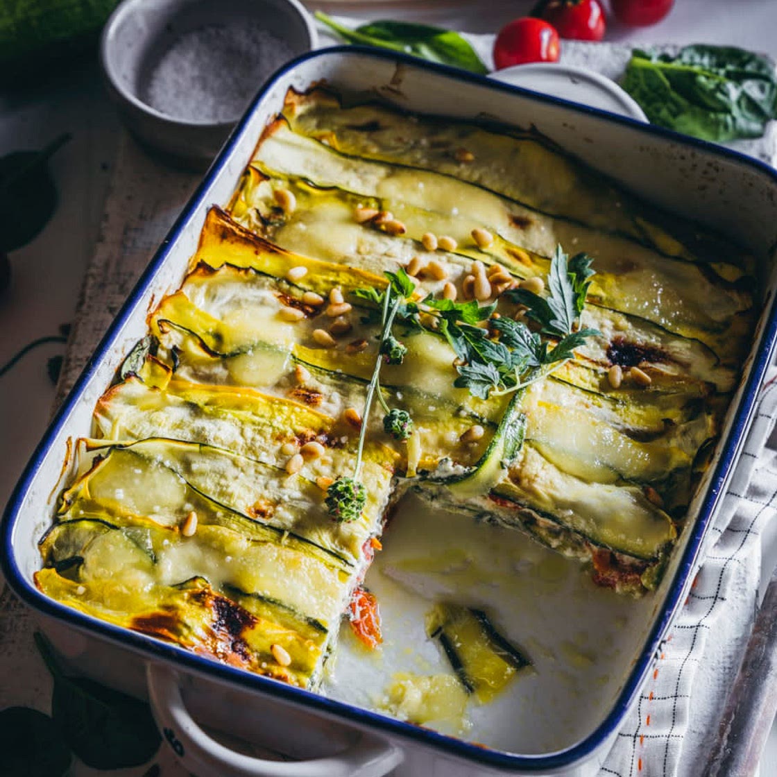 Zucchini-Lasagne 