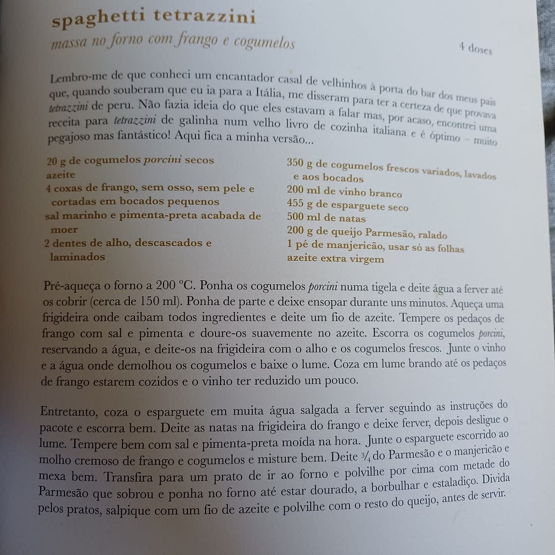 Spaghetti tetrazzini