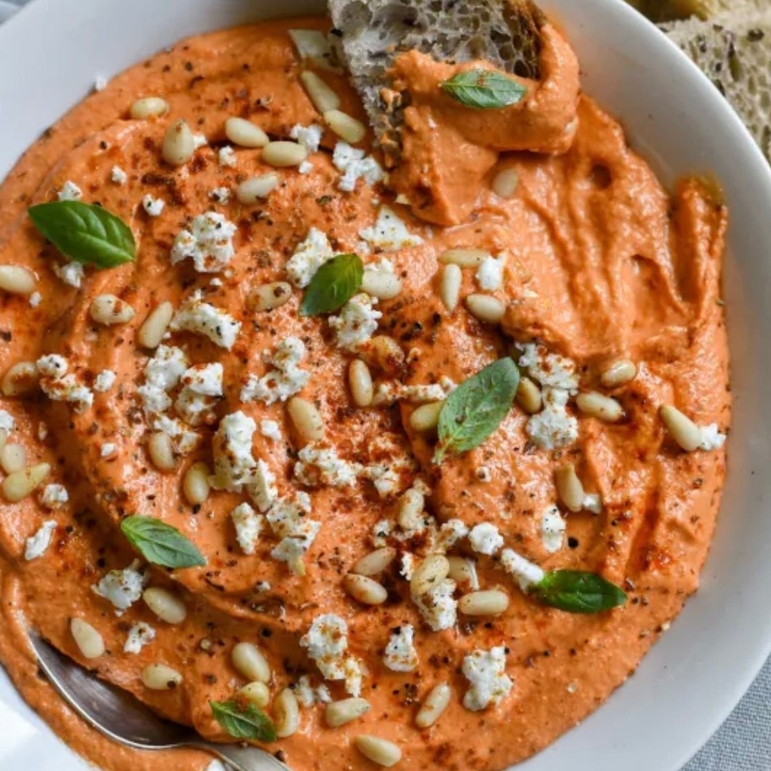 Roasted red pepper dip 