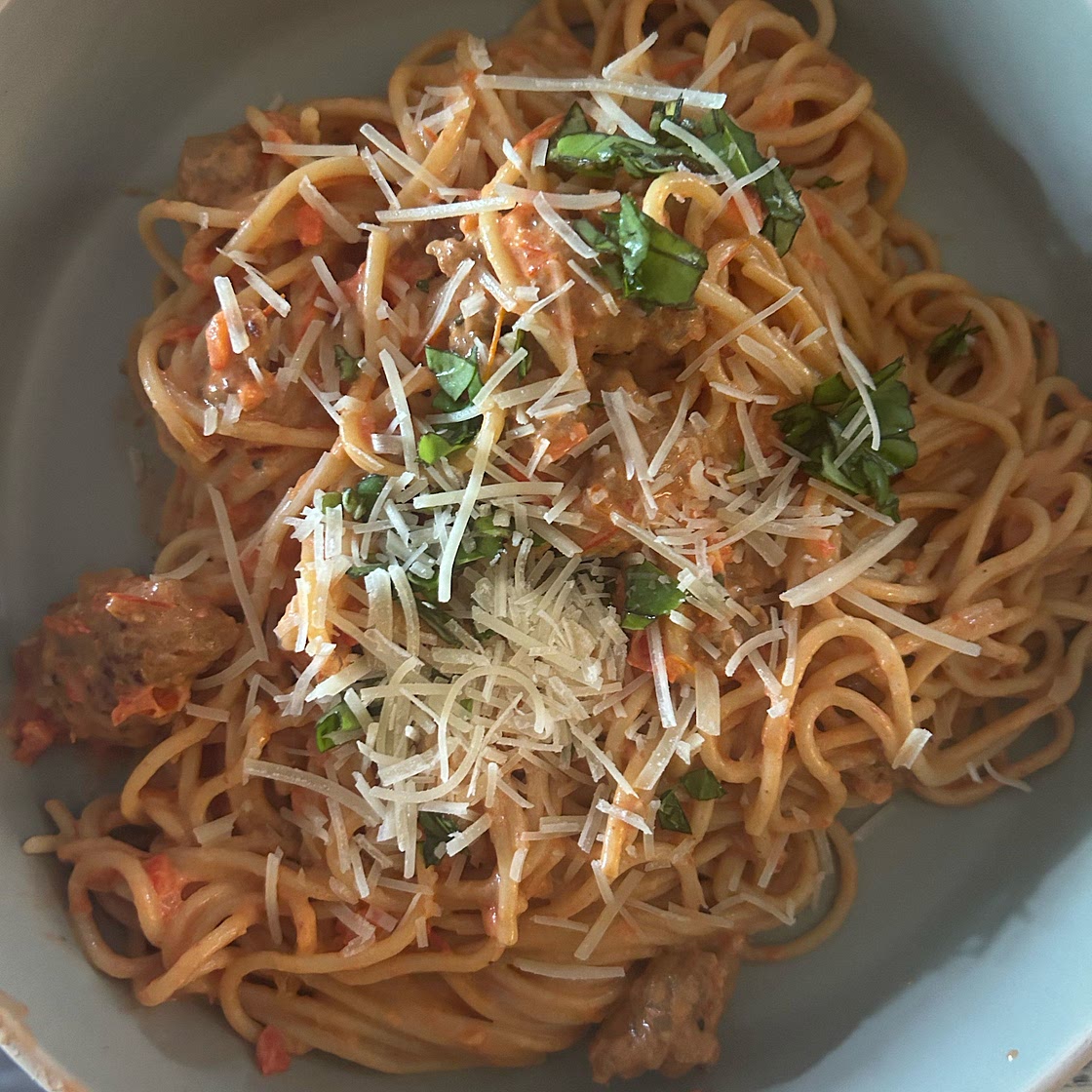Creamy Roasted Red Pepper Pasta
