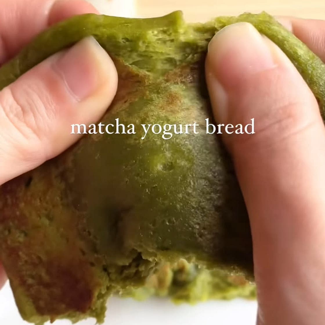 Matcha yogurt bread
