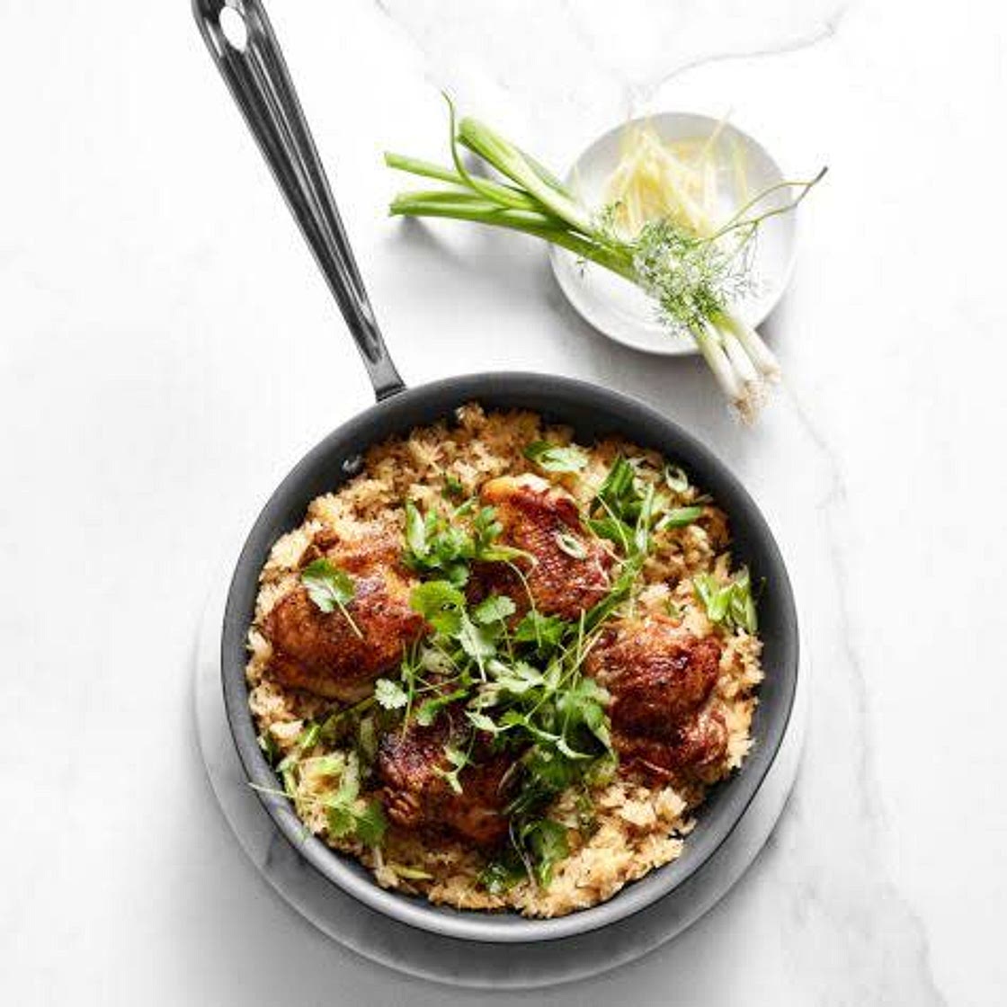 Miso chicken and rice bake