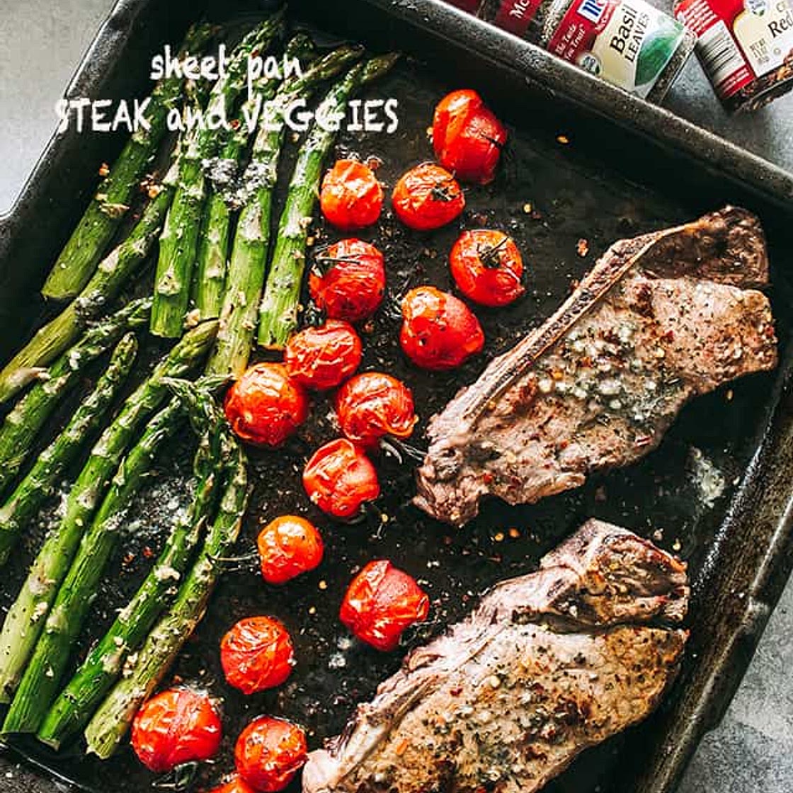 Steak and Veggies Sheet Pan Dinner