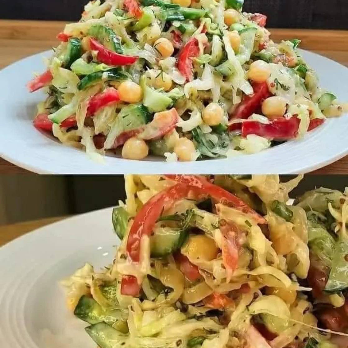Cucumber cabbage salad 